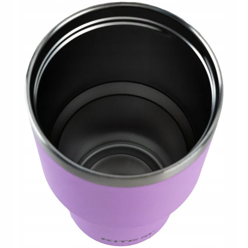 Kubek termiczny ze słomką ustnikiem 600 ml fioletowy - Image 9