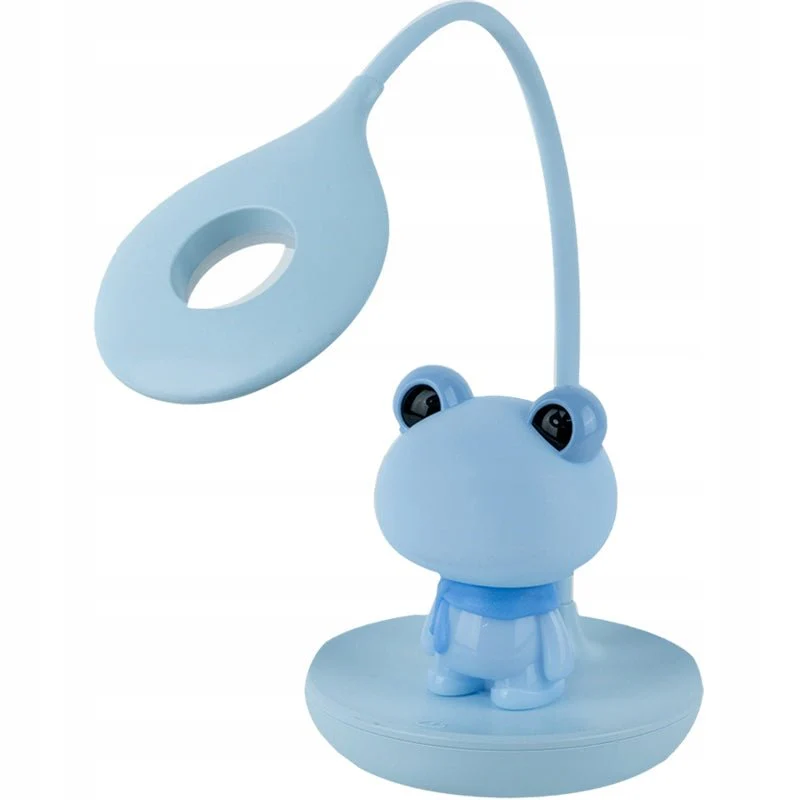 Lampka LED dziecięca niebieska żabka na dotknięcie z USB kablem Kite Froggy - Image 5