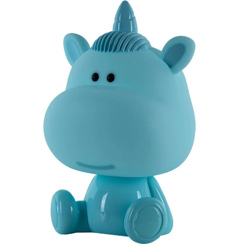 Lampka nocna dziecięca niebieski jednorożec zmienne kolory LED Unicorn Kite - Image 4