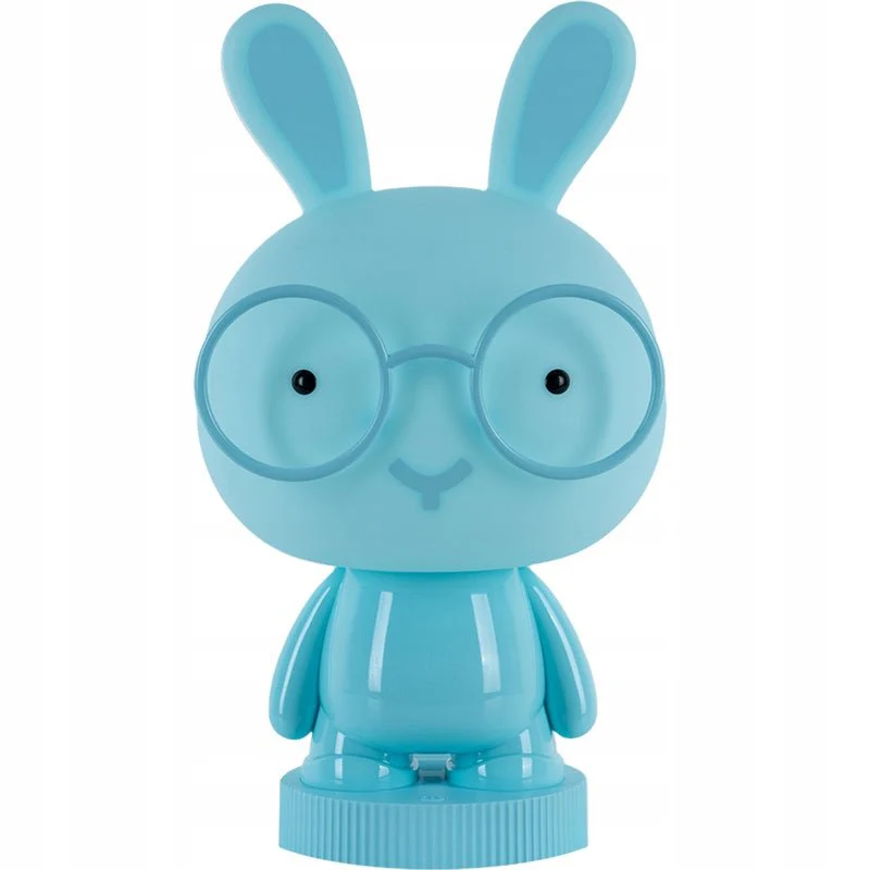 Lampka nocna do pokoju dziecięcego królik LED różne światło z kablem USB Bunny Kite