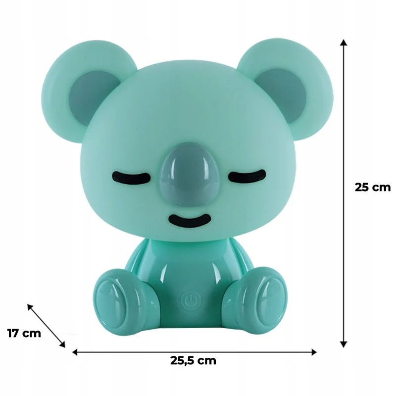 Lampka na noc dziecięca miś koala kolorowe światło na dotyk LED Kite Koala - Image 6