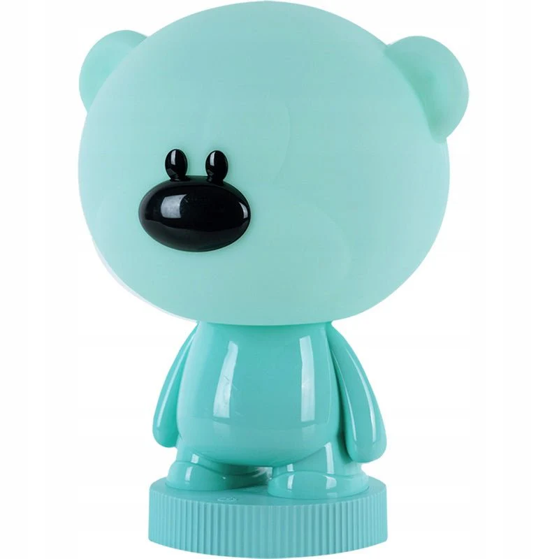 Lampka plastikowa na noc miś dla dzieci różne kolory LED z kablem USB Bear Kite - Image 5