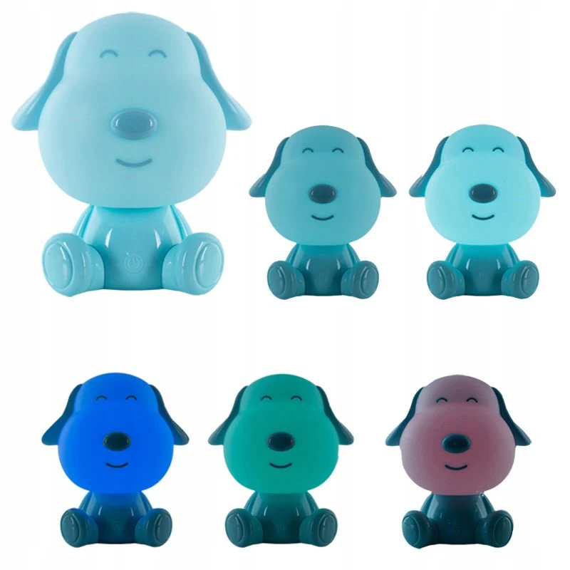 Lampka nocna do pokoju dziecięcego piesek różne kolory światła LED Doggy Kite - Image 3