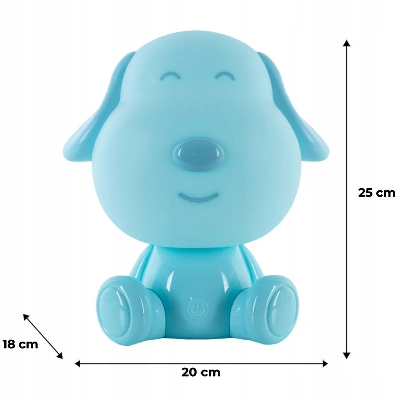 Lampka nocna do pokoju dziecięcego piesek różne kolory światła LED Doggy Kite - Image 4