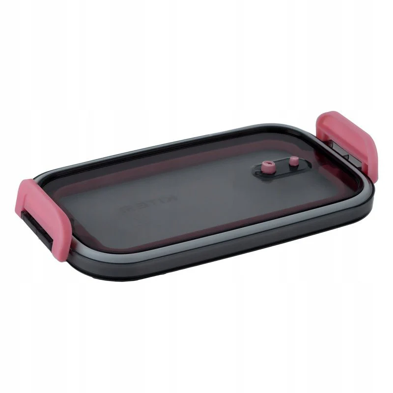 Lunch box różowy do szkoły i biura ze sztućcami 700 ml - Image 8