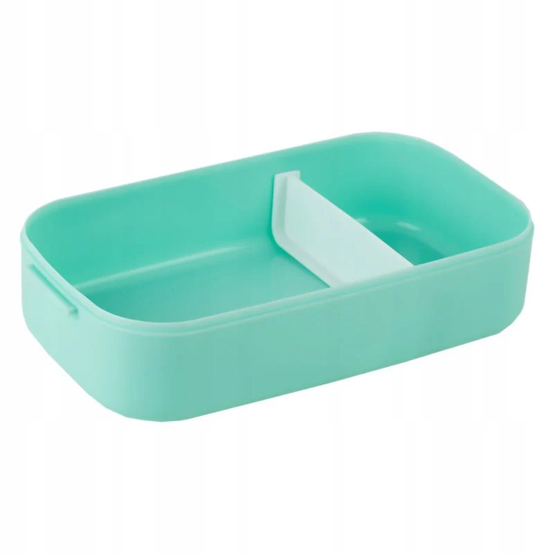 Lunchbox zielony do szkoły i biura ze sztućcami 700 ml - Image 7