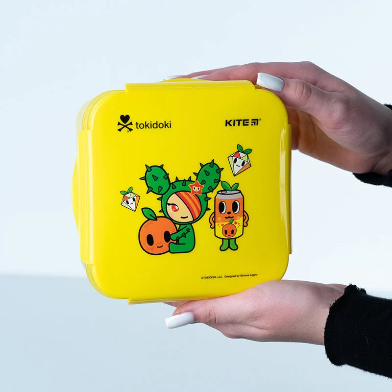 Lunch box śniadaniówka dla dzieci 860 ml Tokidoki żółty - Image 3