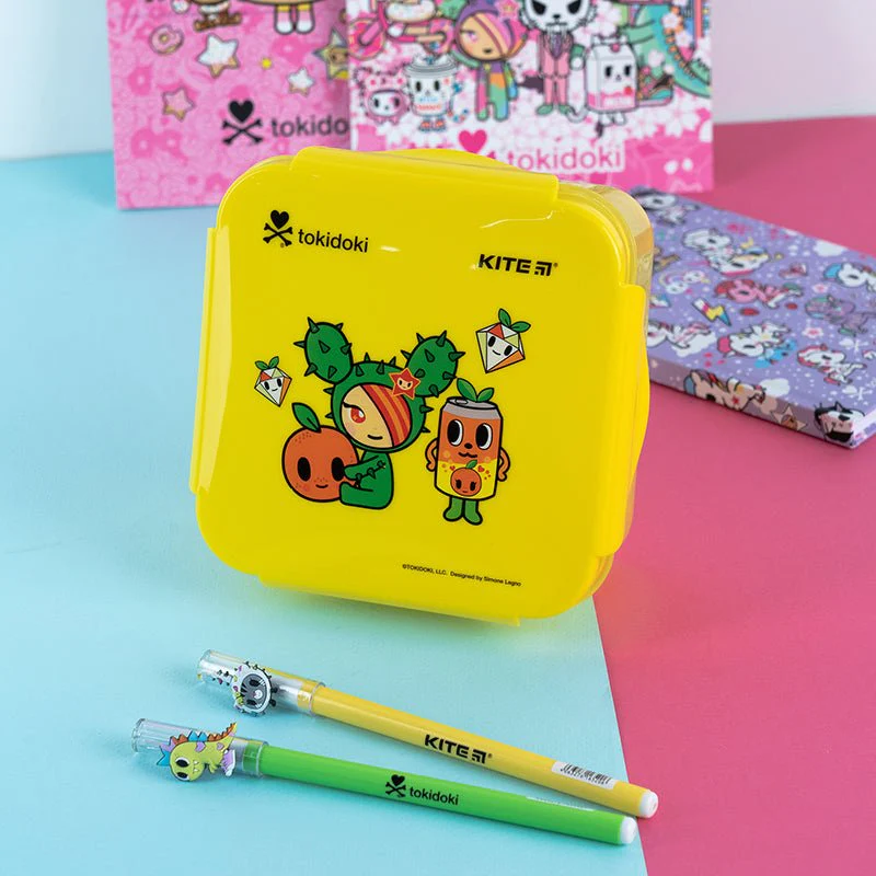 Lunch box śniadaniówka dla dzieci 860 ml Tokidoki żółty - Image 4