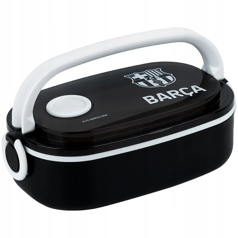 Śniadaniówka 900 ml BPA Free z widelcem i łyżką Kite FC Barcelona - Image 4