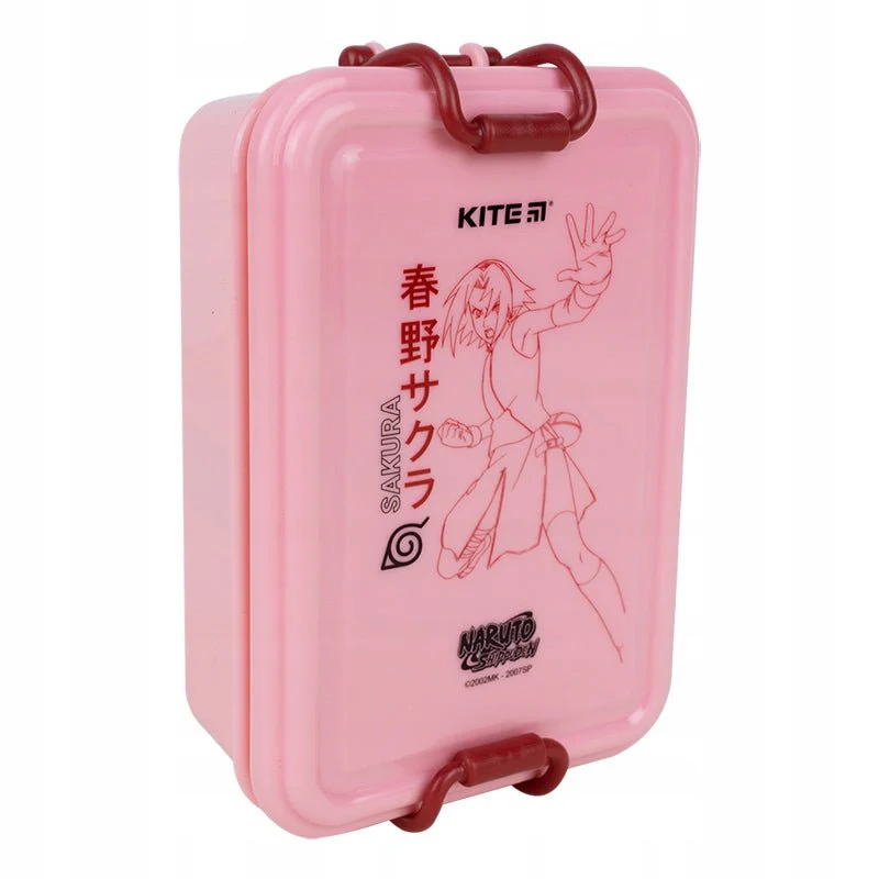 Śniadaniówka dla dziewczyn do szkoły z przegrodą 650 ml Naruto Sakura
