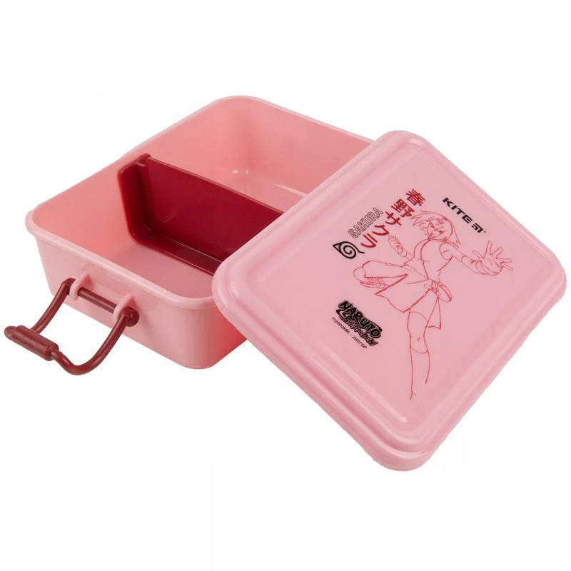 Śniadaniówka dla dziewczyn do szkoły z przegrodą 650 ml Naruto Sakura - Image 2