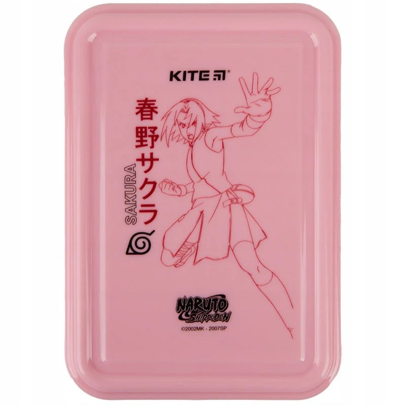 Śniadaniówka dla dziewczyn do szkoły z przegrodą 650 ml Naruto Sakura - Image 3