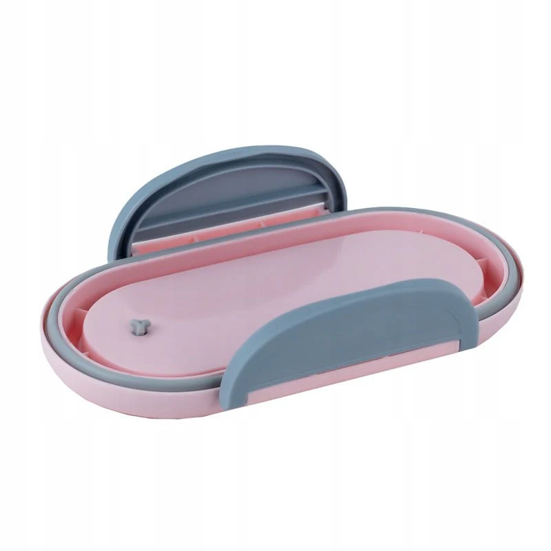 Lunch box różowy ze sztućcami 1000 ml - Image 8