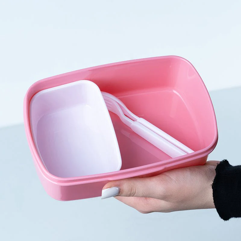 Lunch box różowy ze sztućcami i z mini pojemnikiem 750 ml My Little Pony - Image 3
