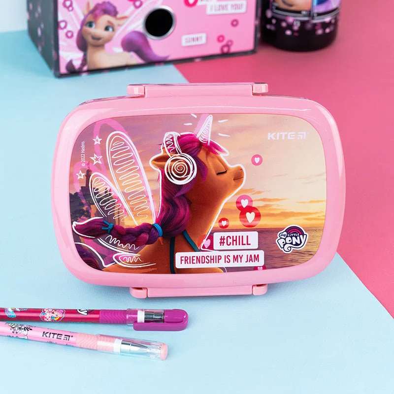 Lunch box różowy ze sztućcami i z mini pojemnikiem 750 ml My Little Pony - Image 6