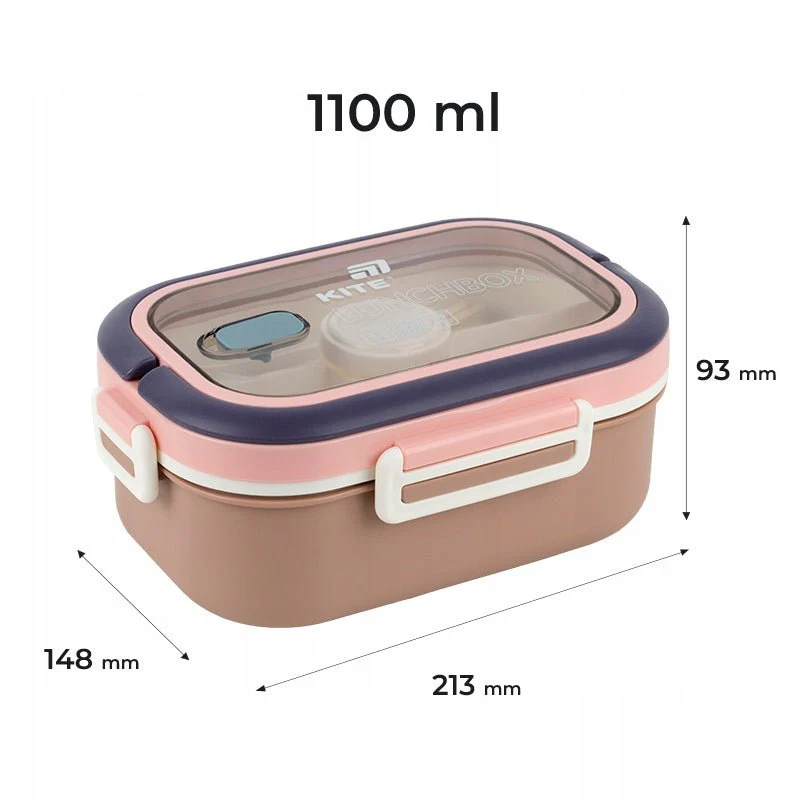 Lunchbox z przegrodkami 1100ml Kite - Image 2