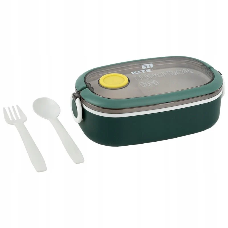 Lunchbox z przegrodkami 900ml zielony Kite - Image 3