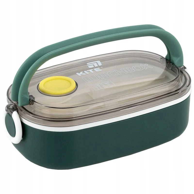Lunchbox z przegrodkami 900ml zielony Kite - Image 5