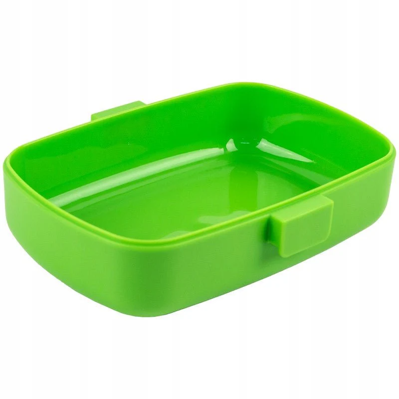 Lunchbox żółty 2 komory ze sztućcami 1150 ml - Image 9