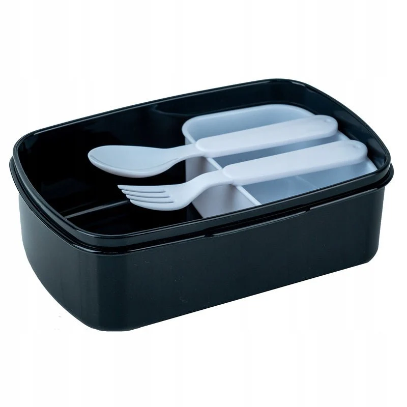 Śniadaniówka dla chłopca ze sztućcami i mini pojemnikiem 750 ml Game over - Image 4