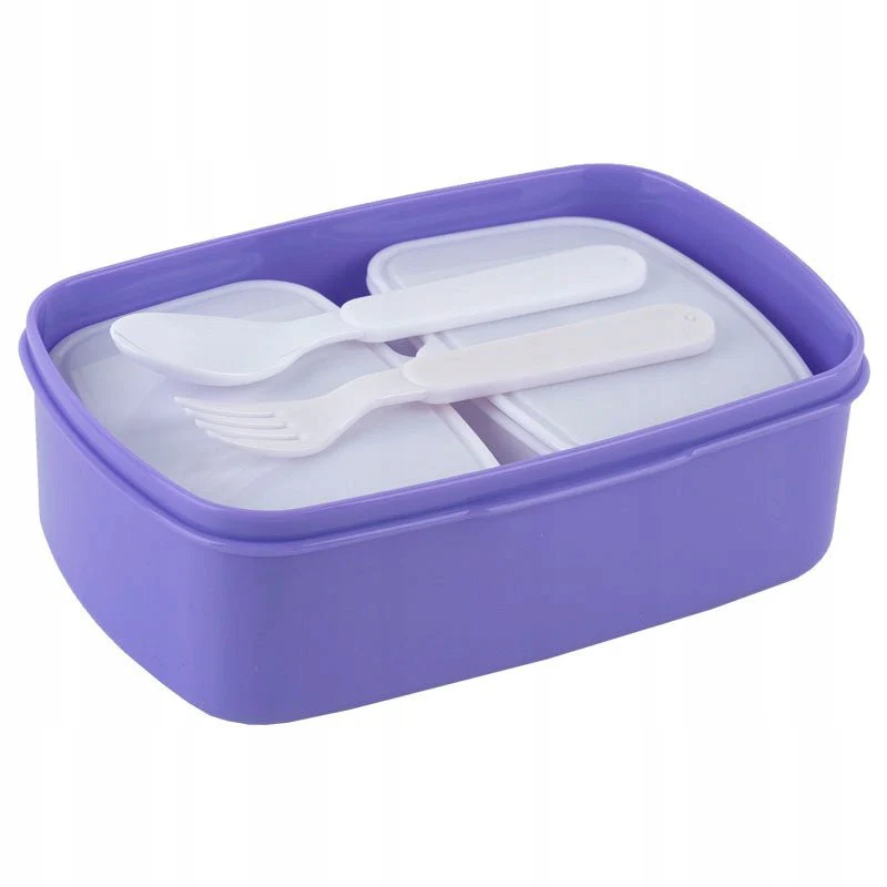 Lunchbox Śniadaniówka ze Sztućcami 750ml fioletowa Kuromi Kite - Image 7