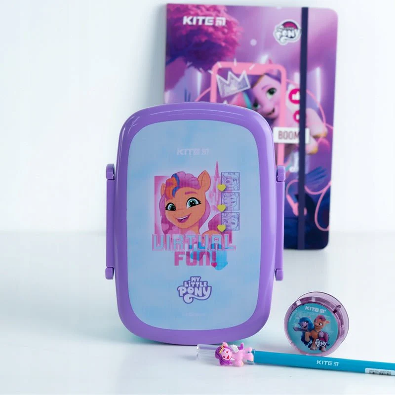 Lunchbox ze sztućcami dla dziewczynki 750 ml My Little Pony - Image 5