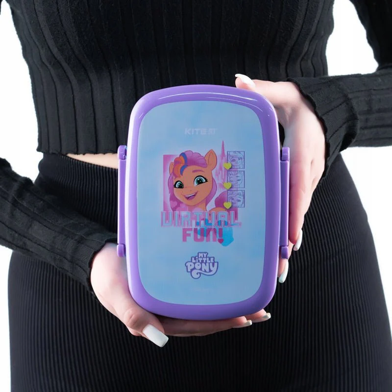 Lunchbox ze sztućcami dla dziewczynki 750 ml My Little Pony - Image 6