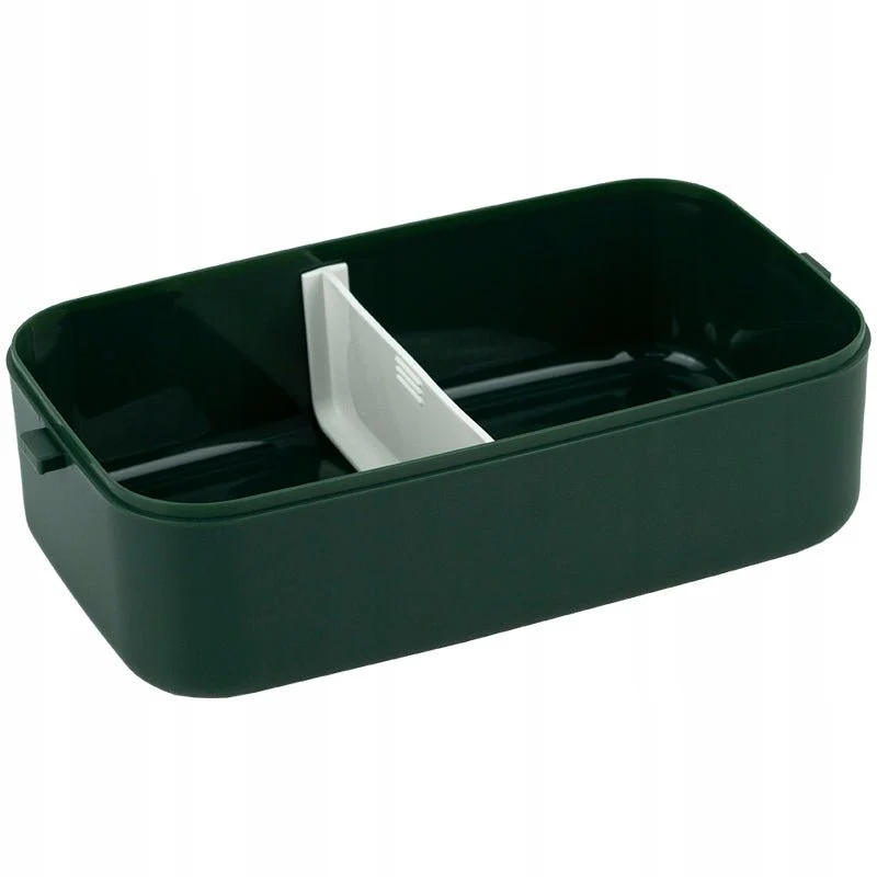 Duży lunchbox 2000 ml z przegródkami i sztućcami zielona Kite - Image 5