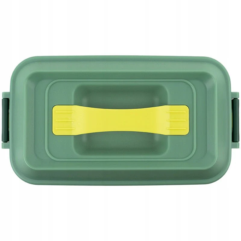 Duży lunchbox 2000 ml z przegródkami i sztućcami zielona Kite - Image 6