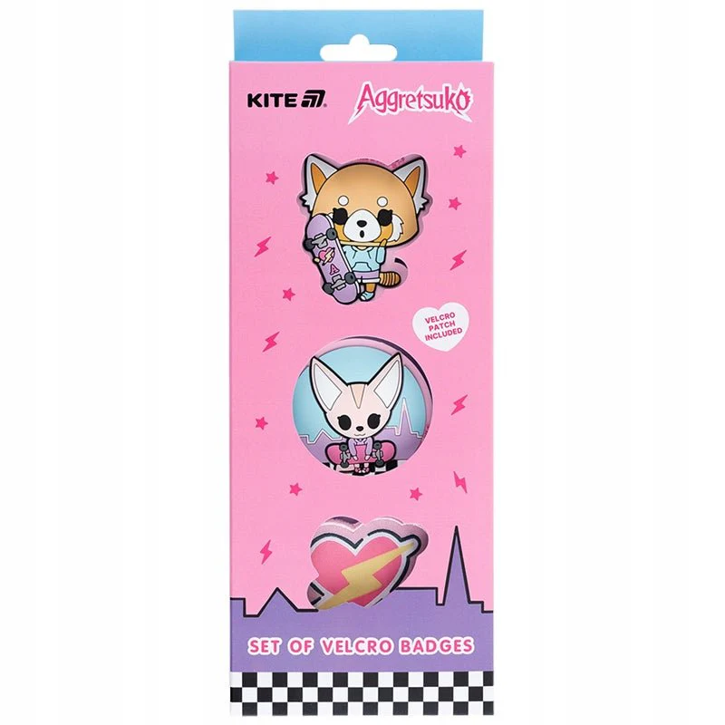 Zestaw naszywek na dla dzieci 3 szt Aggretsuko Kite - Image 6