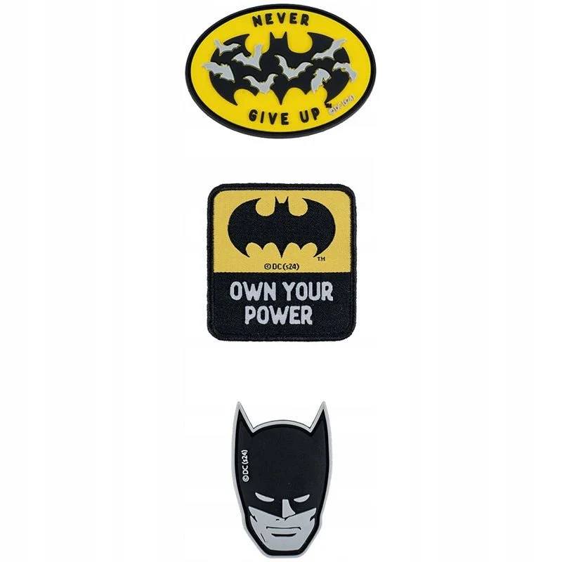 Naszywki na rzep emblemat 3 szt DC Batman