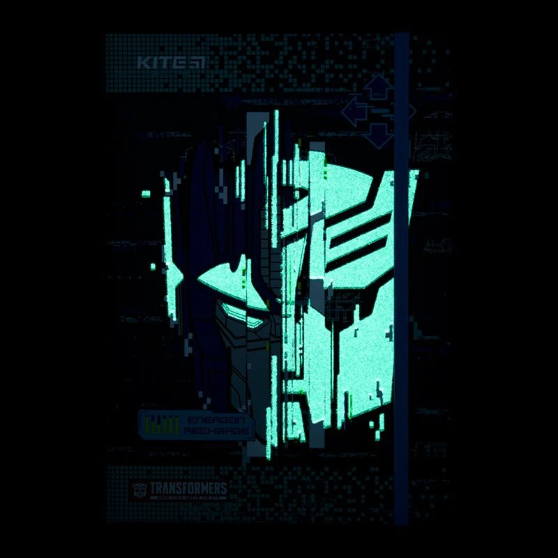 Notatnik  dla chłopców A5 neonowy Transformers - Image 3