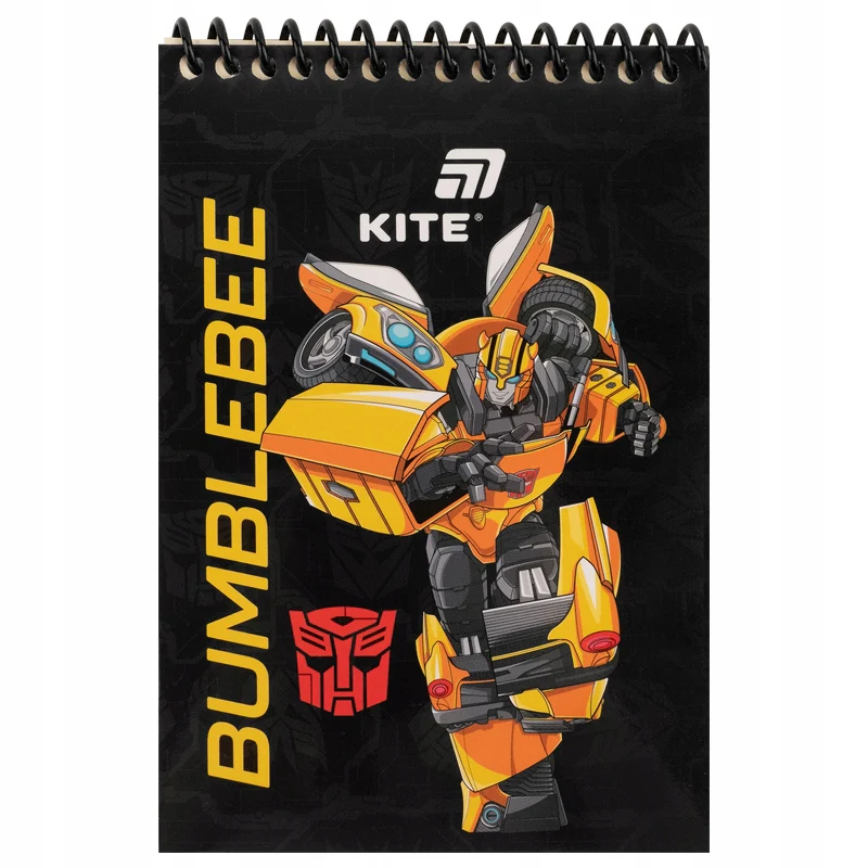 Notatnik spiralny Kite Transformers A6 dla chłopców kolorowe kartki