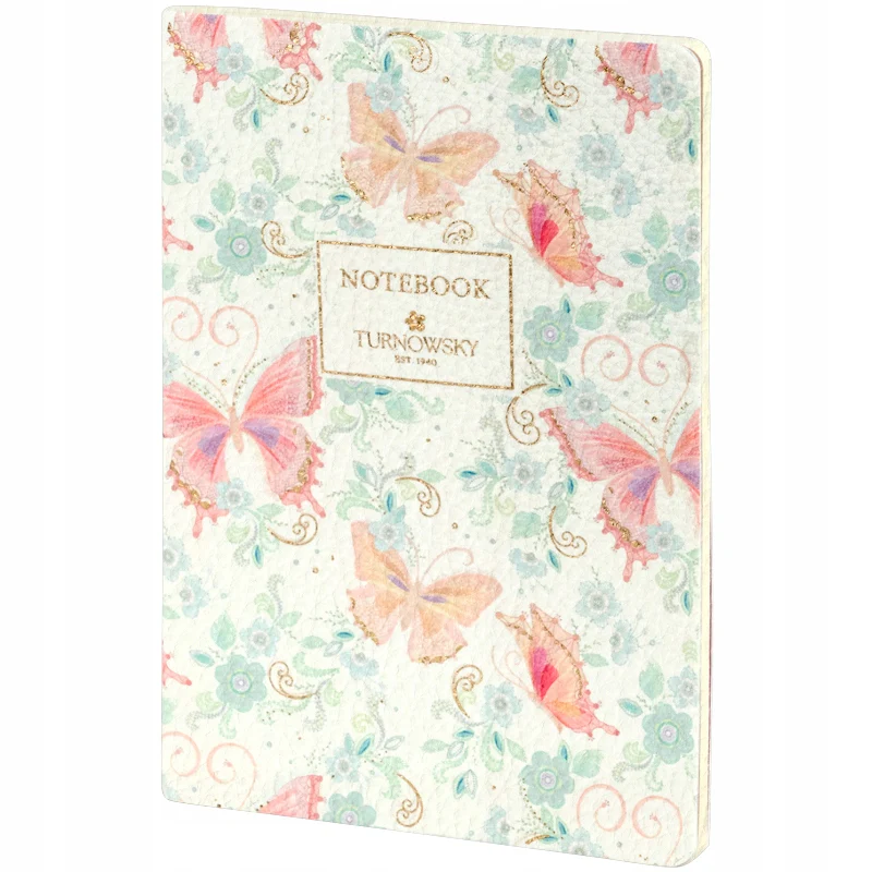 Notes A5  z kremowym papierem w kratkę i miękką oprawą Turnowsky Nature`s Melody