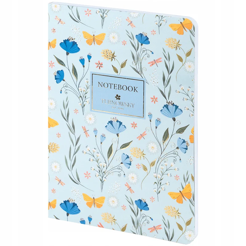 Notes A5 w kratkę z lakierem UV i złoceniami Turnowsky Secret Garden