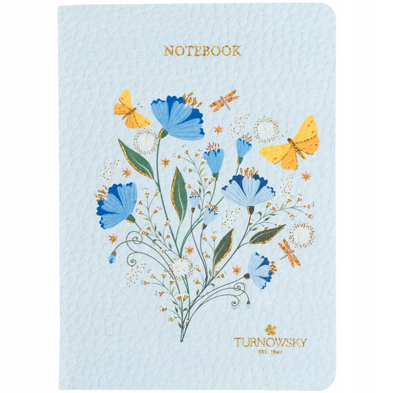 Notes A6 niebieski z kremowym papierem i miękką oprawą Turnowsky Secret Garden - Image 3