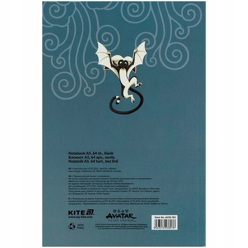 Notes 64 kartki A5 Avatar Kite - Image 3