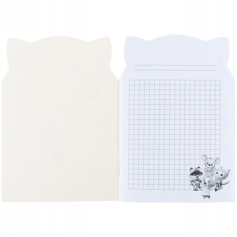 Notes Notatnik zielony z kotkiem B6 Kite Skate cat - Image 2