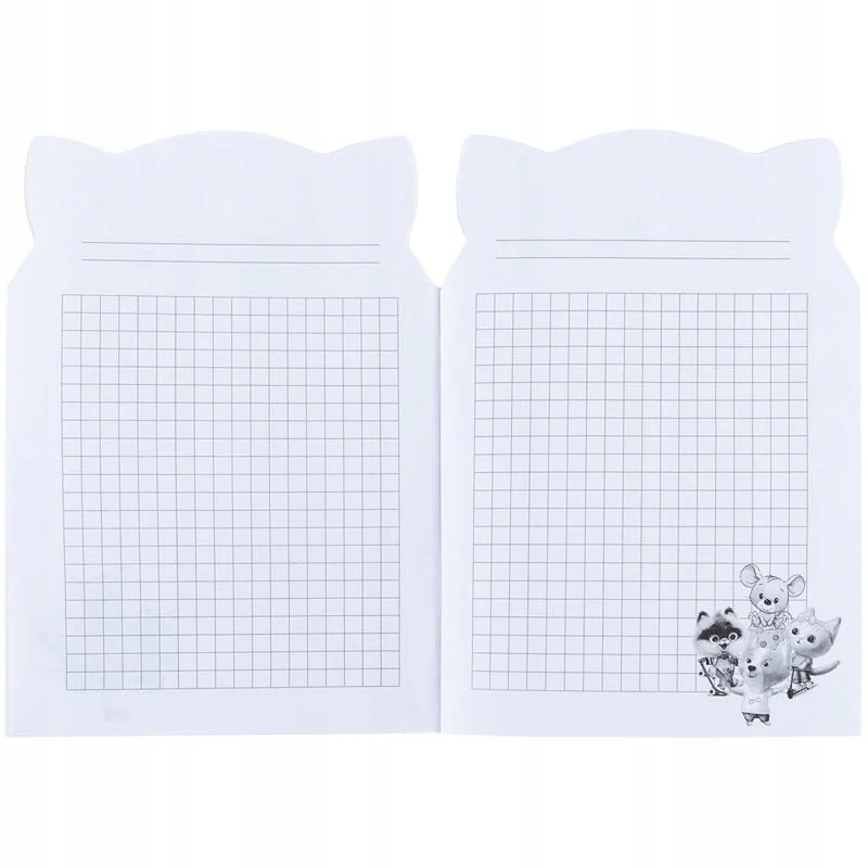 Notes Notatnik zielony z kotkiem B6 Kite Skate cat - Image 3