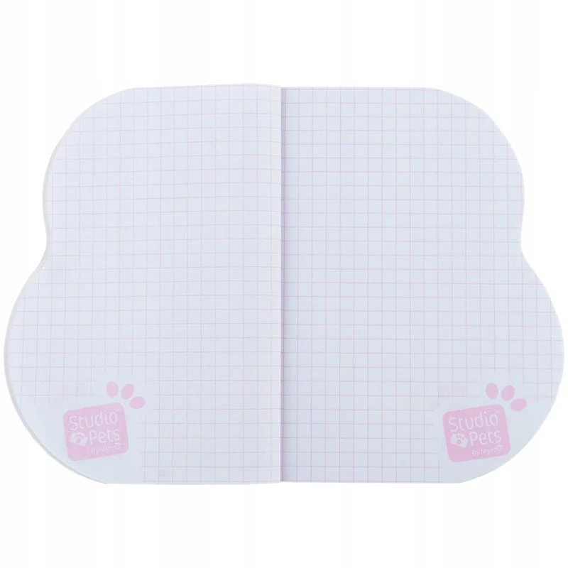 Notes pamiętnik 60 arkuszy kratka niebieski Studio Pets - Image 3