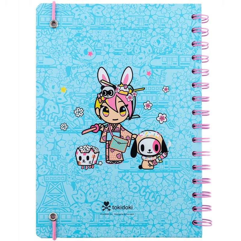 Notes Pamiętnik A5 na Spirali 80 kartek kratka Tokidoki - Image 5