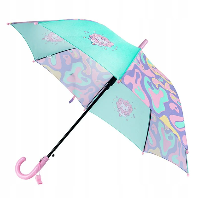 Parasolka parasol dla dziewczynki z kotem Kite Rainbow Catcorn