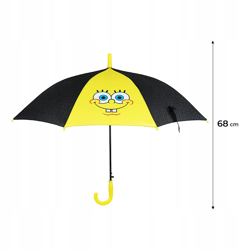 Parasolka długi Kite SpongeBob dla dzieci półautomatyczna wzmocniona - Image 4