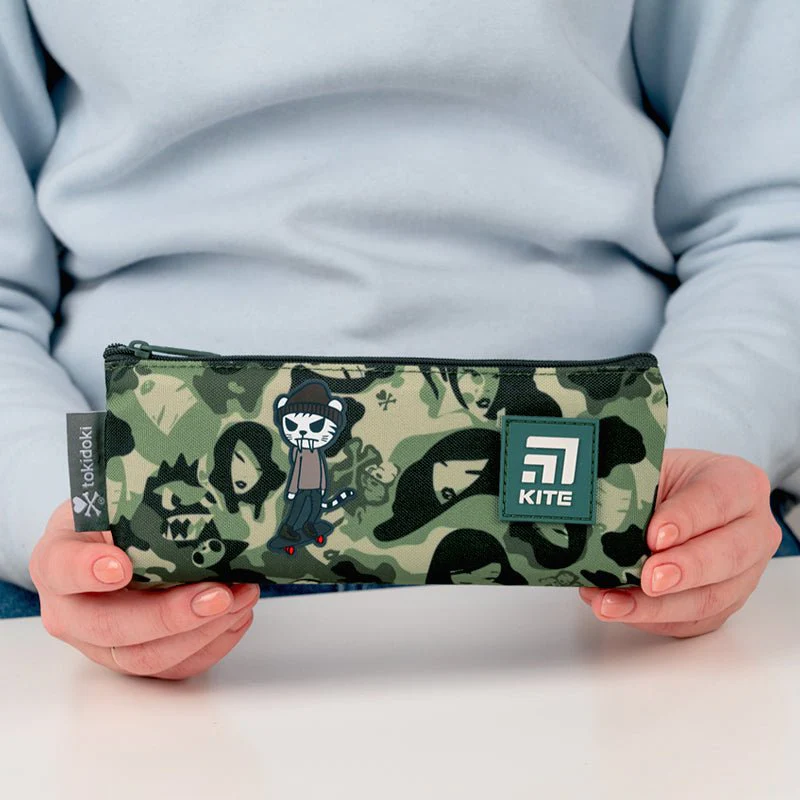 Piórnik saszetka szkolny kamuflażowy Tokidoki - Image 2