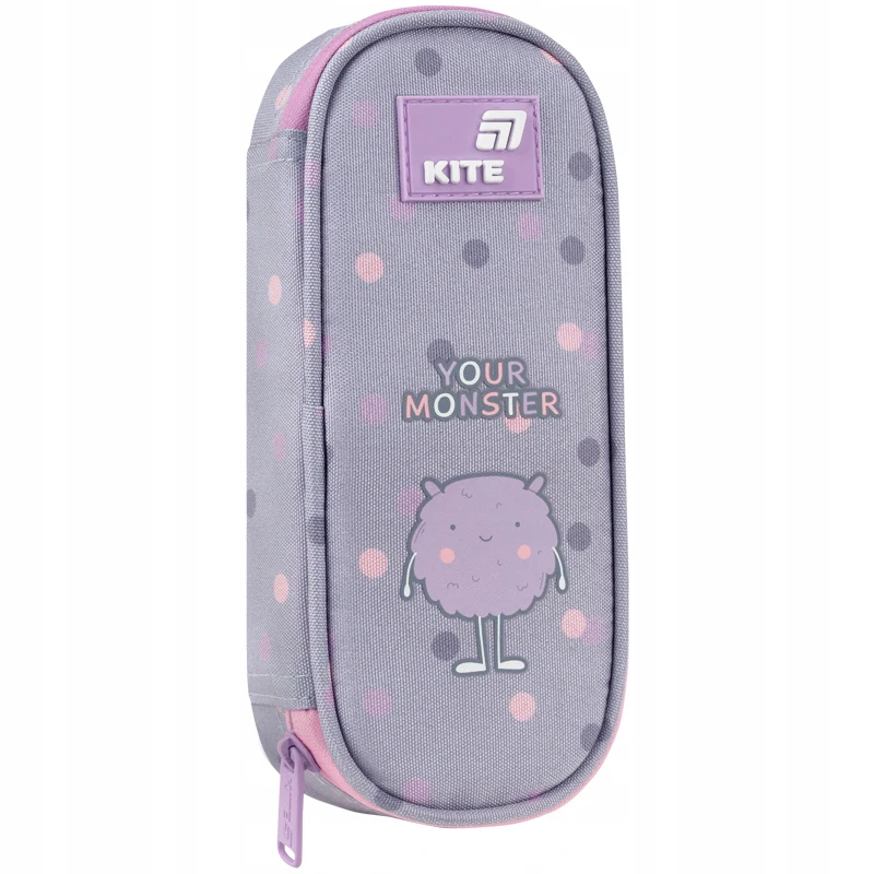 Piórnik saszetka z organizerem dla dziewczynki stylowy Kite Cute Monster
