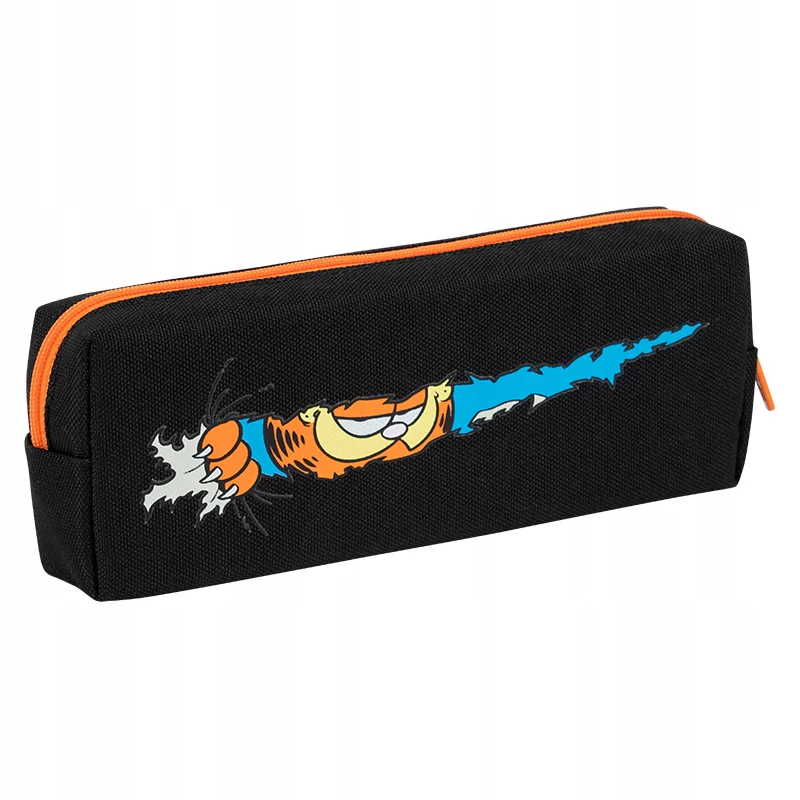 Piórnik saszetka Kite Garfield czarny jednokomorowy lekki 3D z kotkiem - Image 5