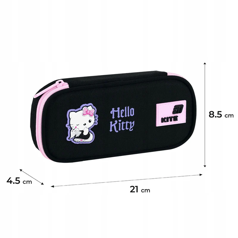 Piórnik Kite Hello Kitty czarny usztywniany organizer dla dziewczynki - Image 3