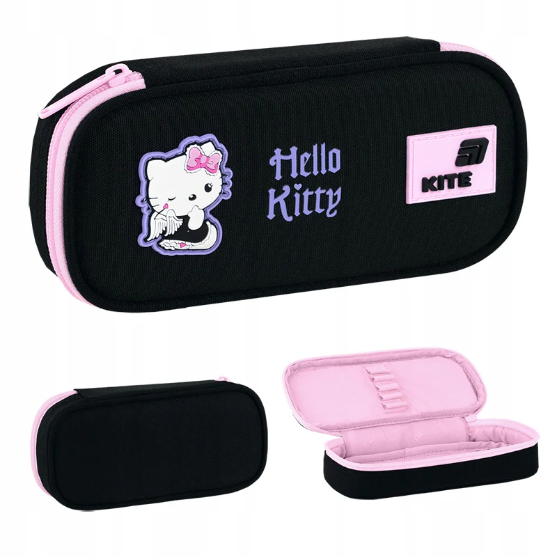 Piórnik Kite Hello Kitty czarny usztywniany organizer dla dziewczynki - Image 6