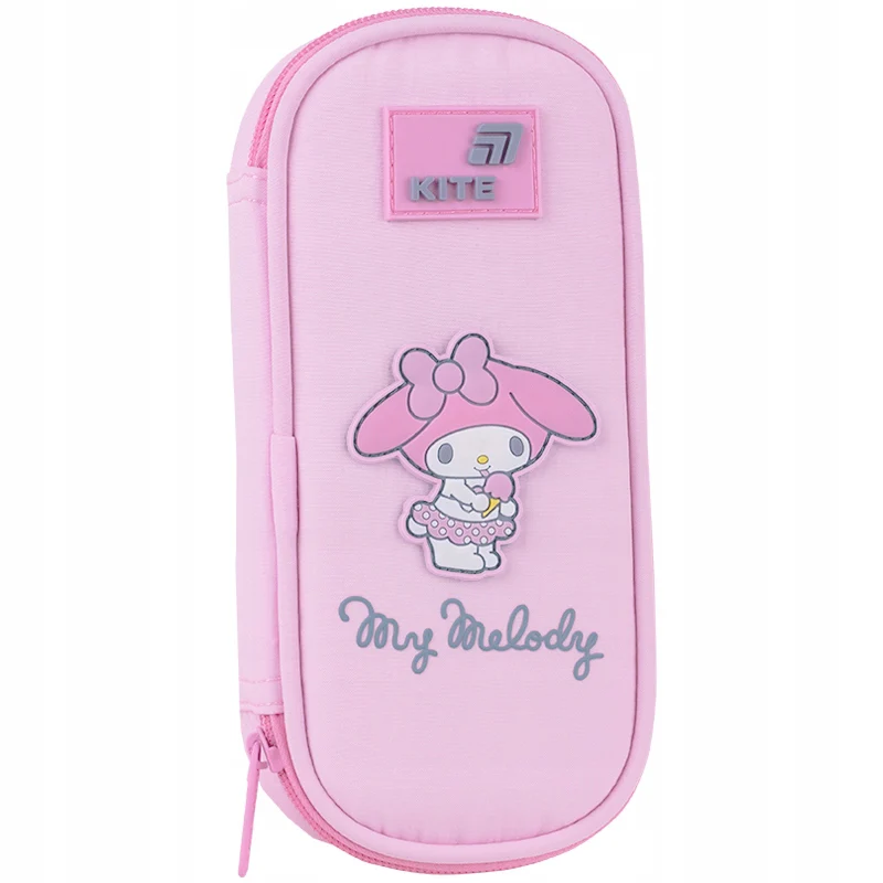 Piórnik saszetka Kite My Melody różowy usztywniany organizer dla dziewczynki