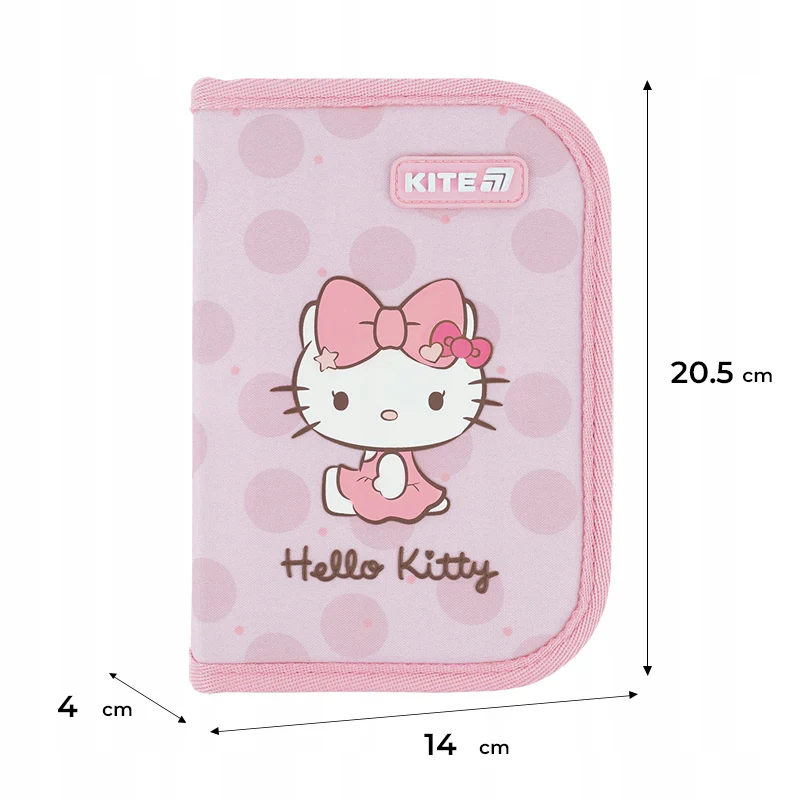 Piórnik szkolny różowy rozkładany z jedną klapką dla dziewczynki Kite Hello Kitty - Image 3